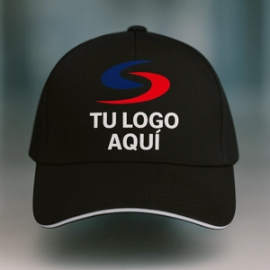Gorra de Algodón Negra – Personalizada - ₡3,950 c/u  (más de 12 unidades)