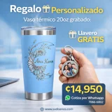 Vaso Térmico 20oz Celeste – Nombre Per.. Vaso Térmico 20oz Celeste – Nombre Per..