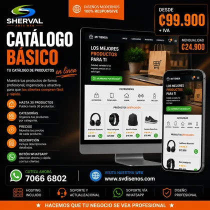 Pagina Web Catálogo Básico