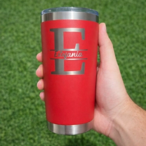 Vaso Térmico 20oz Rojo – Nombre Personalizado Grabado Láser