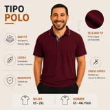 Tipo Polo Waf  Fit color vino ₡4850 (m..