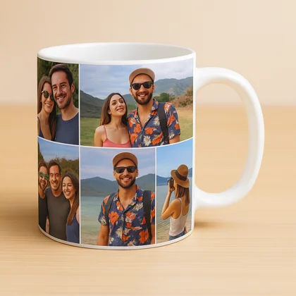 Taza 11 oz Personalizada con Collage de Fotos  - unidad