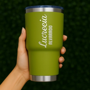 Vaso Térmico 30oz – Nombre Personalizado Grabado Láser