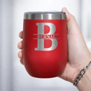 Vaso Térmico 12oz Rojo – Estilo Huevera | Grabado Láser Premium