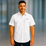 Camisa Tipo Columbia – Manga Corta - B..