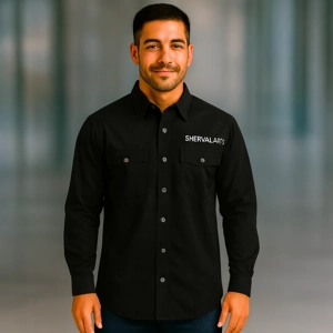 Camisa Tipo Columbia – Manga Larga - Negro - ₡17500 c/u (mas de 6 unidades)