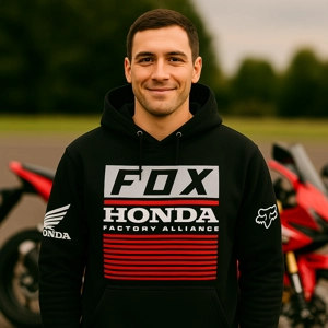 Hoodie FOX Honda – Edición Premium Personalizada