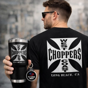 Set T-Shirt + Vaso Térmico 30oz + Llavero GRATIS - Edición Choppers