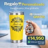 Vaso Térmico 20oz Amarillo – Nombre Pe.. Vaso Térmico 20oz Amarillo – Nombre Pe..
