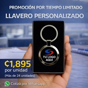 Set 50 Llaveros Circular Personalizados - ₡1,895 cada uno (ma cas de 50 unidades)
