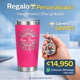 Vaso Térmico 20oz Fucsia – Nombre Pers.. Vaso Térmico 20oz Fucsia – Nombre Pers..