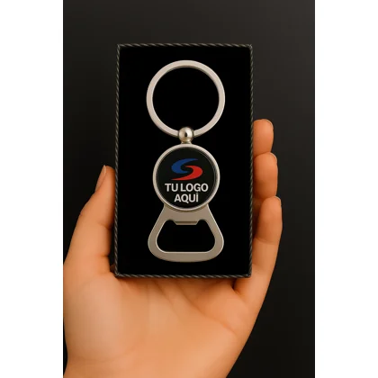 Llavero Circular Abre Botellas Personalizado - ₡3950 c/u (12 unidades)