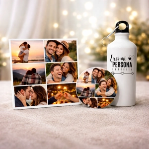 Set Botella + Retrato de madera + Iman – Edición Persona Especial!