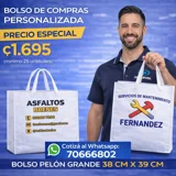 Set de 25 Bolsas de compras personaliz..