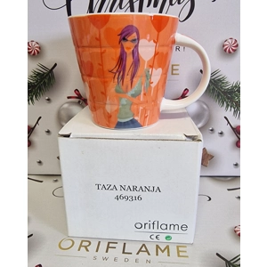 V Caneca Taza Naranja