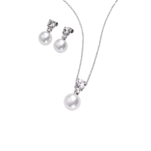 Winter's Embrace Pearl Jewellery Set L