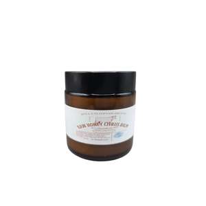 100% Grass-Fed Beef Tallow Raw Honey Citrus Balm