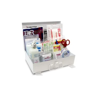 25 Person First Aid Kit with Metal Case, OSHA Compliant