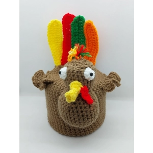 Turkey Toilet Paper Cover, Thanksgiving Tissue Roll Holder, fall bathroom accessory, bathroom storag
