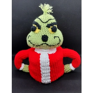 Grinch Toilet Paper Cover, holiday bathroom décor, Christmas decoration, holiday trimming, Xmas bath