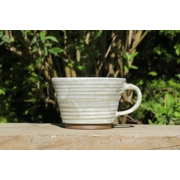 Frosted cappuccino mug