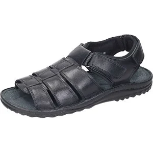 Comfortabel Herren Sandale - schwarz