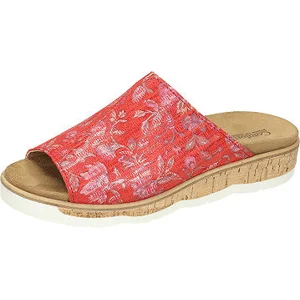 Comfortabel Damen Pantoletten - rot
