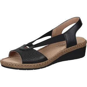 Comfortabel Sandaletten - schwarz (1)