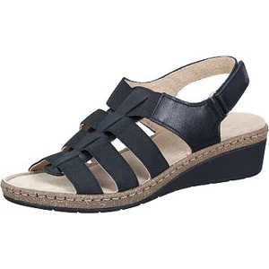 Comfortabel Sandaletten - schwarz (1)