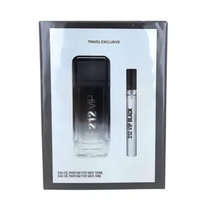 Men's Perfume Set Carolina Herrera 212 Vip Black EDP