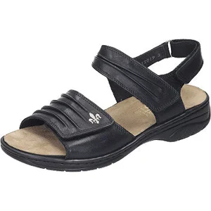 Rieker Damen Sandalette - schwarz (1)