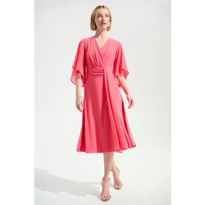 Silky Knit Fit and Flare Dress