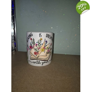 Reading is dreaming mug