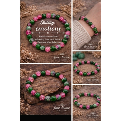 Stabilize Emotions, Emotional Balance, Calmness & Mind Balancing Bracelet