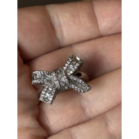 Sterling Silver Bow Zircon Ring