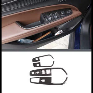 Set Cornici Pannelli Porta e Alzacristalli Carbon Look - Alfa Romeo Stelvio