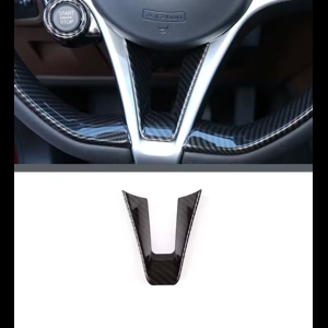 Inserto Inferiore Volante V Carbon Look - Alfa Romeo Stelvio