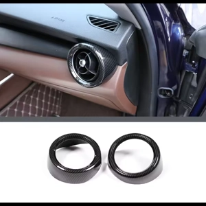 Coppia Cornici Bocchette Aria Anteriori Carbon Look - Alfa Romeo Stelvio