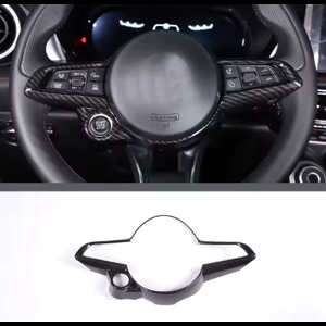 Cornice Superiore Volante e Tasto Start Carbon Look - Alfa Romeo Stelvio