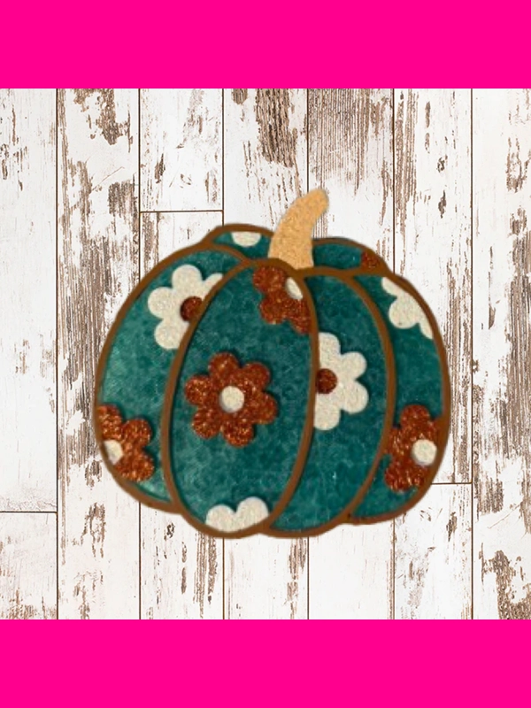 Floral Pumpkin Freshie