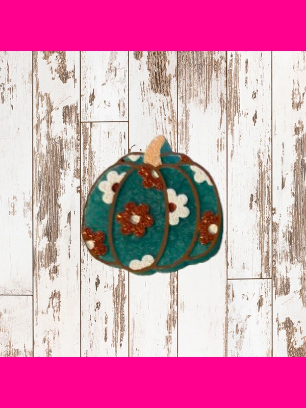 Floral Pumpkin Vent Clip