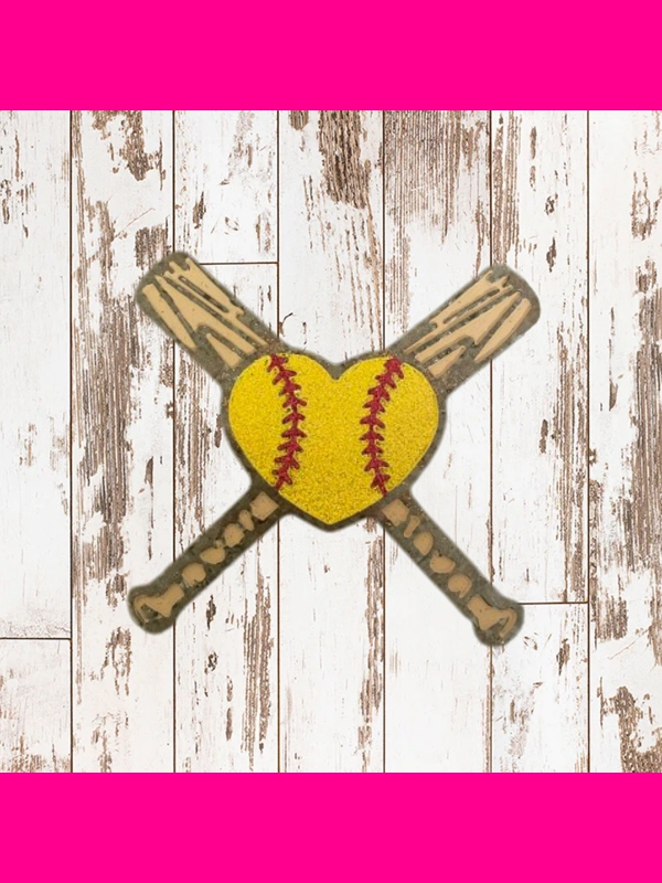 Heart Bat/Ball Freshie