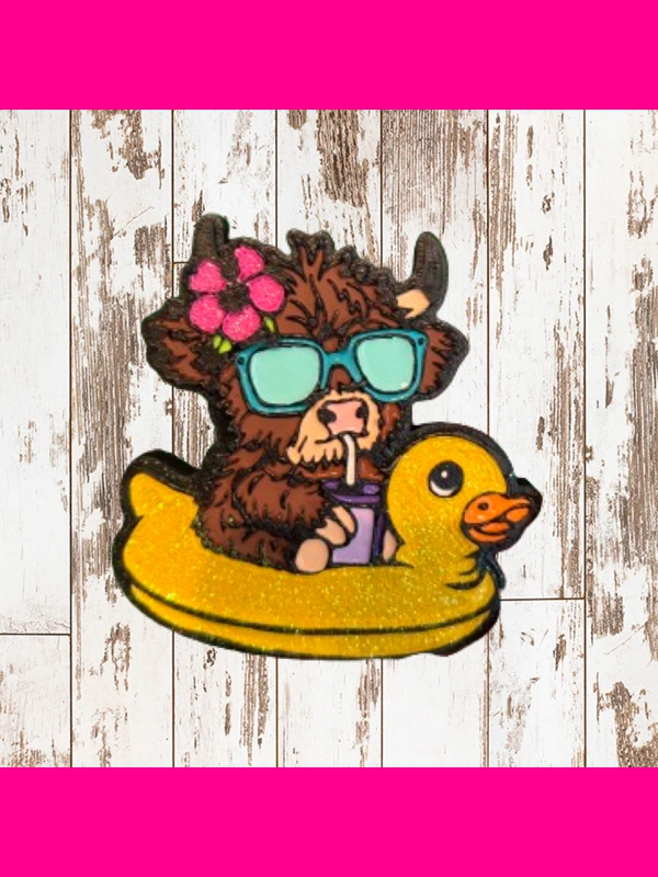 Highland Cow Floaty Freshie