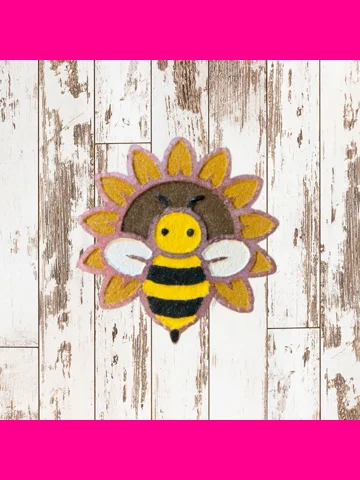 Sunflower Bee Freshie