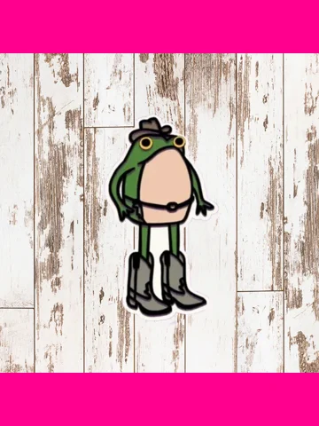 Cowboy Frog Freshie