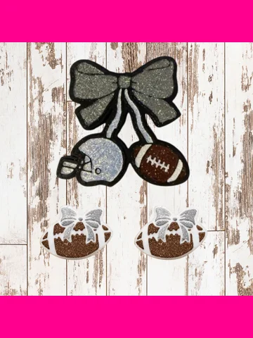 Football Bow Freshie Set