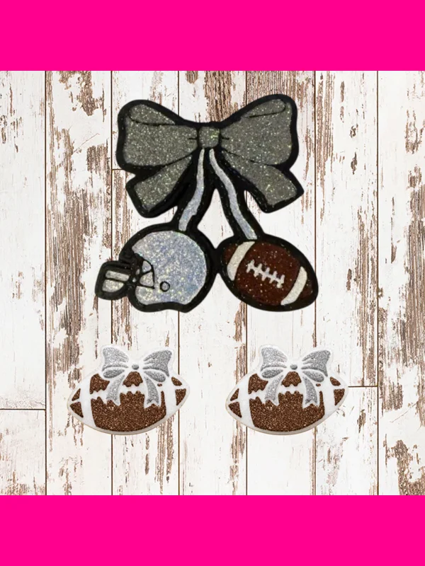 Football Bow Freshie Set