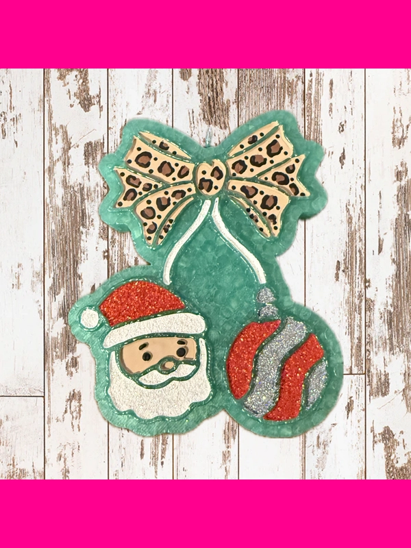 Santa Ornament Freshie