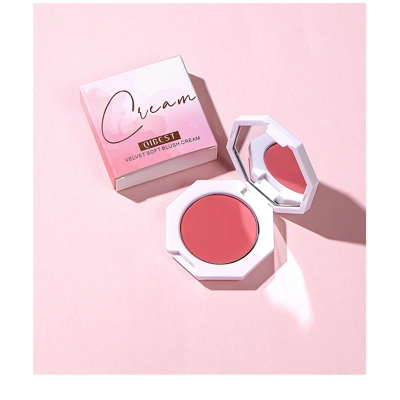 QIBEST Velvet Blush Cream Moist And Delicate Natural Repai..