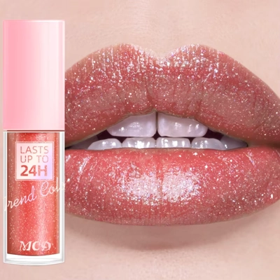 1pcs Lip Glaze Long Lasting Lip Gloss Waterproof